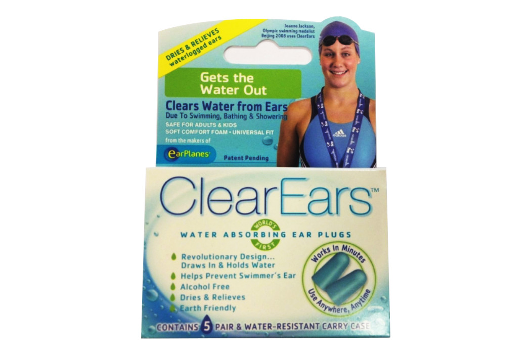 Buy One Pack Get One Free water absorbing earplugs 5 pairs ClearEars 