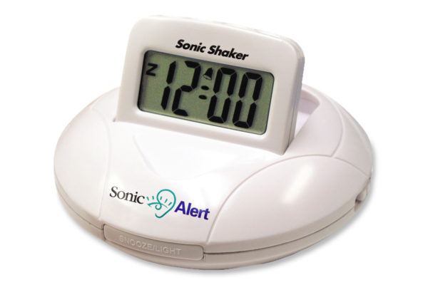 sonic shaker vibrating travel alarm