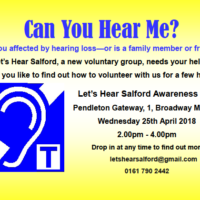 Let's Hear Salford Awareness Day