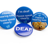 Hearing loss badges